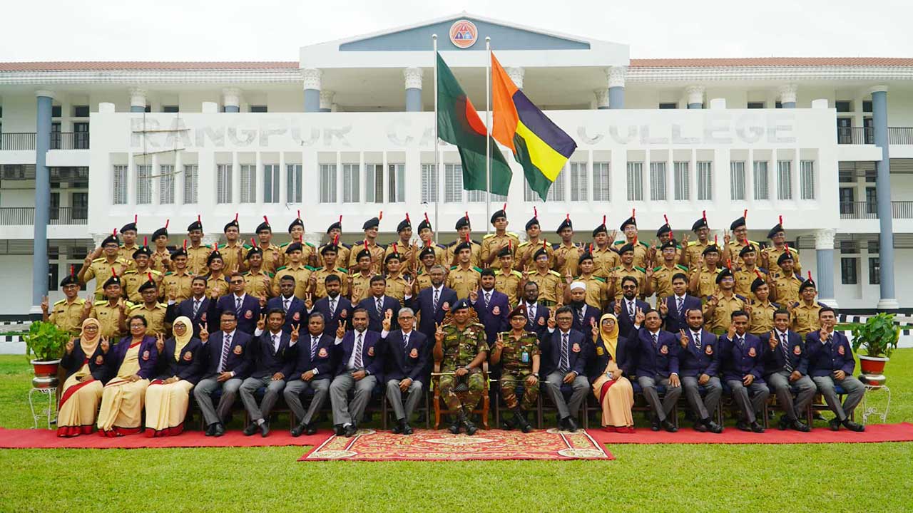 রংপুর ক্যাডেট কলেজে জিপিএ-৫ পেয়েছে সবাই